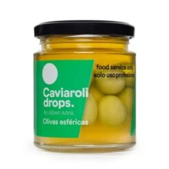 Caviaroli Drops By Albert Adria (Spherified Olives)